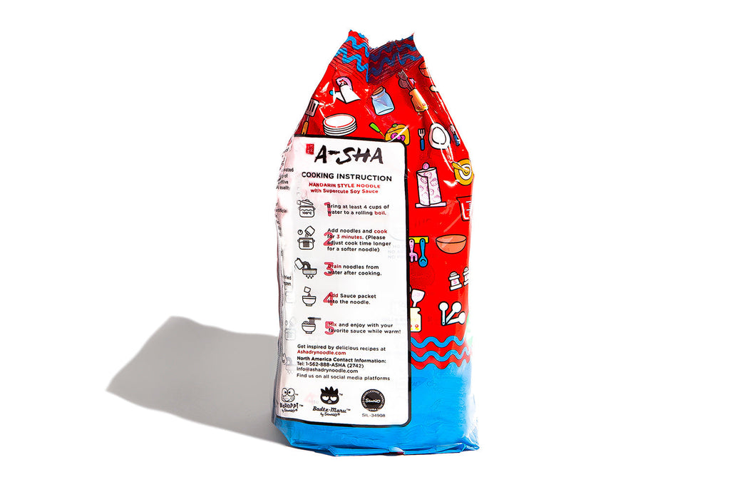 Hello Kitty Mandarin Noodles with Supercute Soy Sauce - Bold Taste for Busy Days
