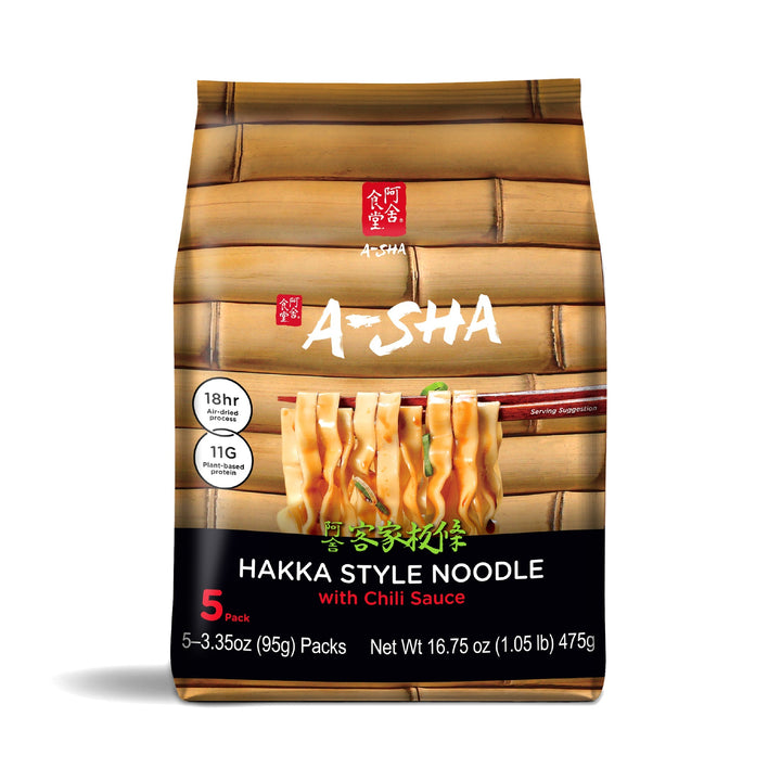 Hakka Wide Noodles - Chili Flavor - Quick Comfort with Big Flavor P8