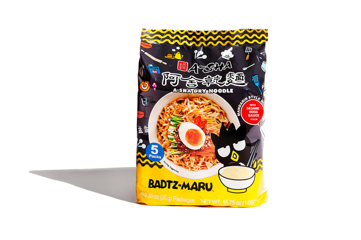 Badtz-Maru Mandarin Noodles with Sesame Boss Sauce - Simple Prep, Satisfying Bite W2